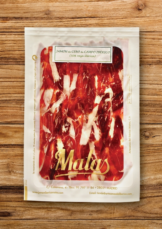 Loncheado a Cuchillo de Jamón de Cebo de Campo Ibérico (50 % raza ibérica)