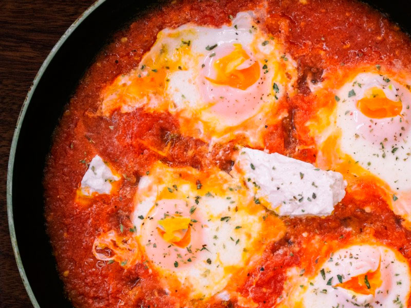 receta de huevos al plato - Jamón Ibérico Matas