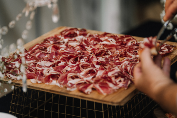 Paletilla de jamón ibérico cena